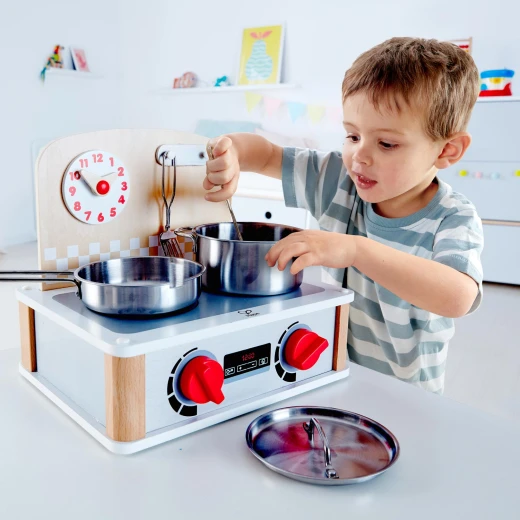 Hape 2-in-1Kitchen&Grill Set - Hape - Image 5