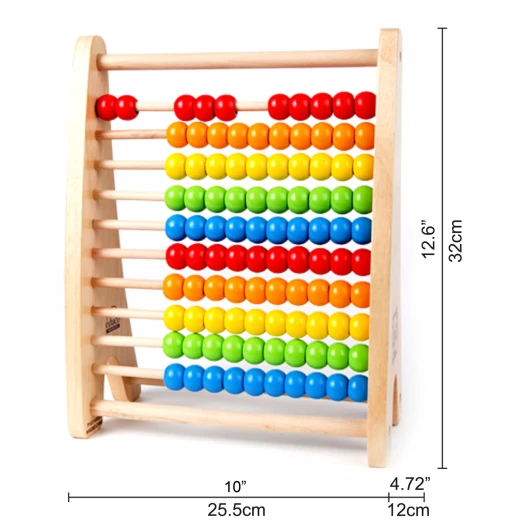 Hape Rainbow Bead Abacus - Hape - Image 4