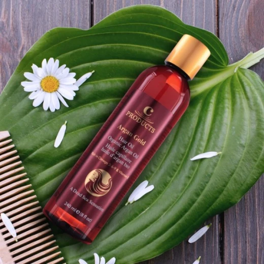 C-Products Argan Gold Hair Organic Oil, 240 Ml - C-Products - Image 2
