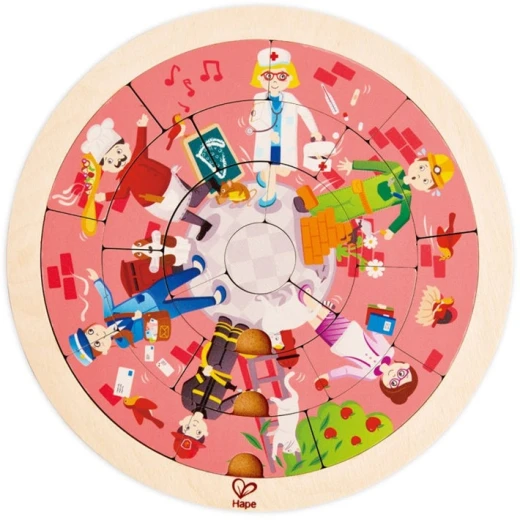 Hape Jobs Roundabout Puzzle - Hape - Image 2