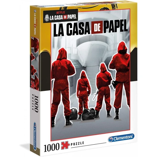 Clementoni Puzzle La Casa De Papel Series Design, 1000 Pieces Clementoni Puzzle La Casa De Papel Series Design, 1000 Pieces
