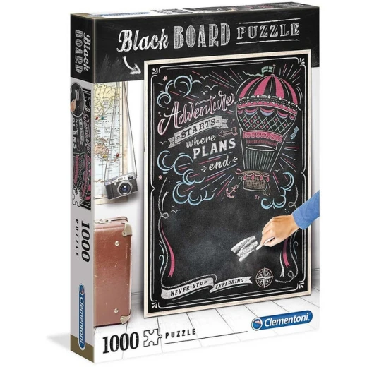 Clementoni Blackboard Travel Jigsaw Puzzle, 1000 Pieces - Clementoni - Image 2