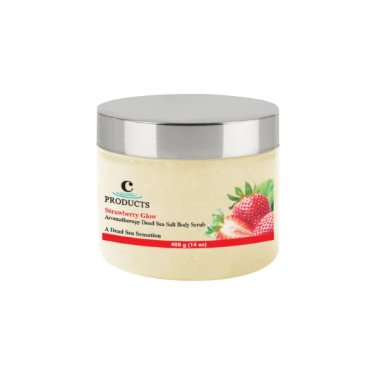 C-Products Strawberry Glow,Aromatherapy Body Scrub, 400 Gram - C-Products - Image 2