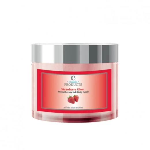 C-Products Strawberry Glow,Aromatherapy Body Scrub, 400 Gram C-Products Strawberry Glow,Aromatherapy Body Scrub, 400 Gram