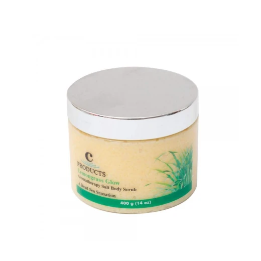 C-Products Lemongrass Glow Aromatherapy Body Scrub, 400 Gram - C-Products - Image 2