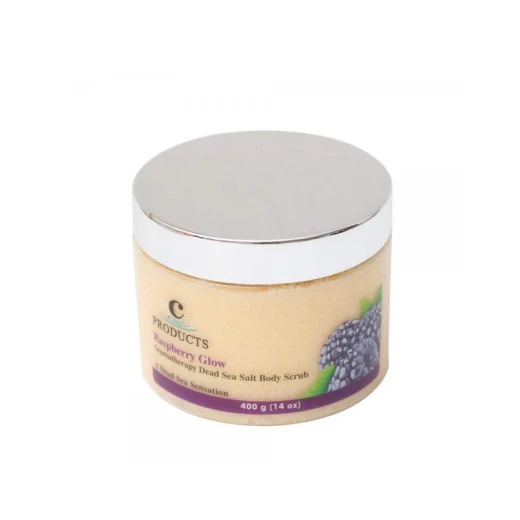 C-Products Raspberry Glow Aromatherapy Body Scrub, 400 Gram - C-Products - Image 2