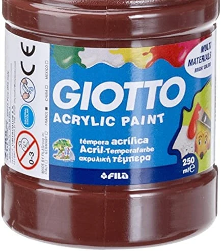 Giotto  Acrilic Brown, 250 ml - Giotto - Image 3
