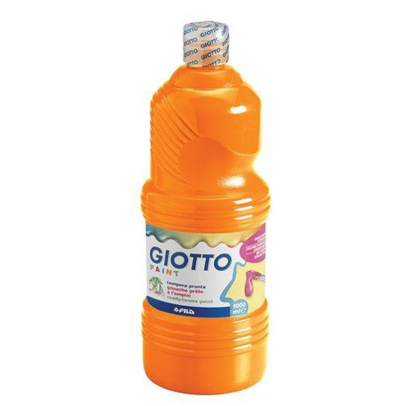 Giotto Gouache Ready to Use, 1000 ml ,Orange - Giotto