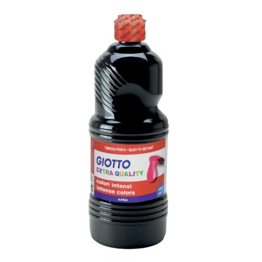 Giotto Gouache Ready to Use ,1000 ml ,Black Giotto Gouache Ready to Use ,1000 ml ,Black