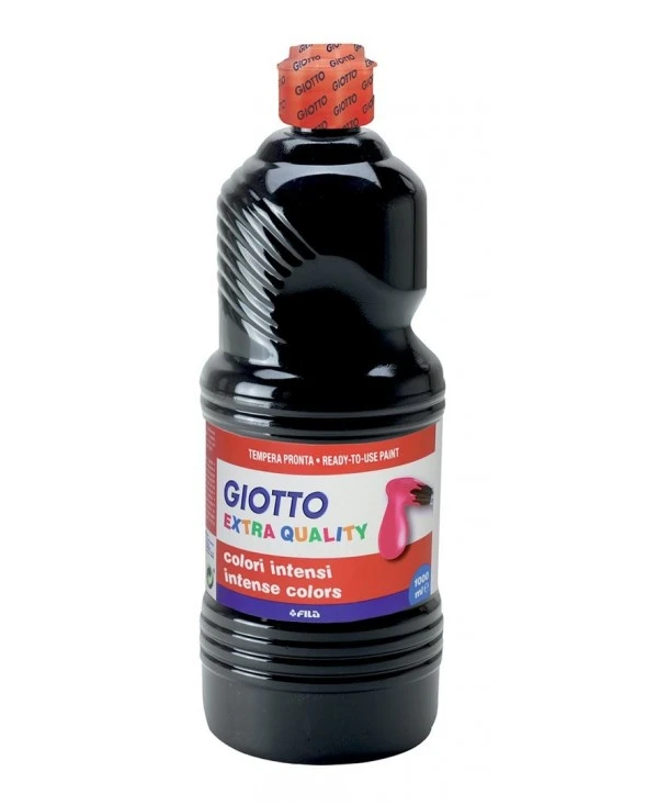 Giotto Gouache Ready to Use ,1000 ml ,Black - Giotto
