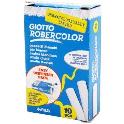 Giotto Robercolor Chalk, White , Pack of 10