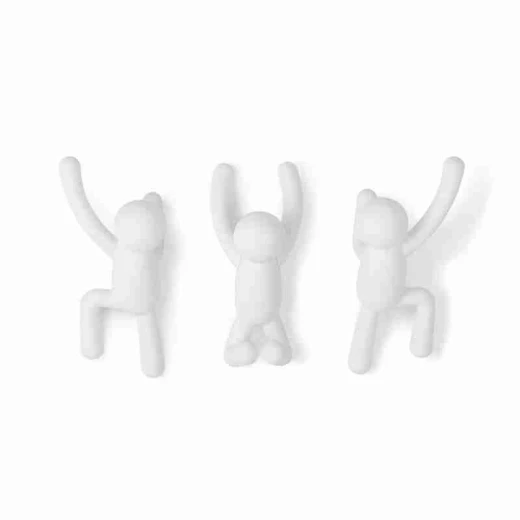Umbra buddy hooks, white color, 3 pieces - Umbra - Image 2