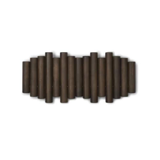 Umbra picket rail hook coat rack, aged walnut color - Umbra - Image 2