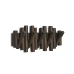 Umbra picket rail hook coat rack, aged walnut color - Umbra