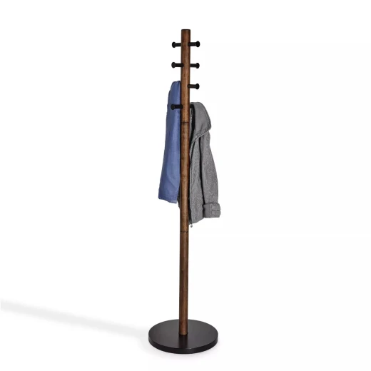 Umbra Coat Rack Pillar, Dark Brown Color Umbra Coat Rack Pillar, Dark Brown Color