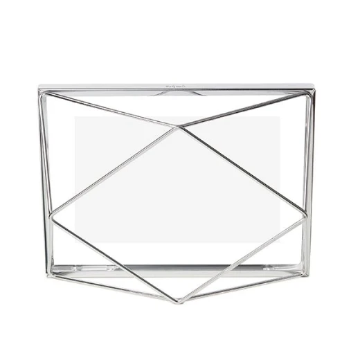 Umbra square photo frame, silver 4*6 cm - Umbra - Image 2