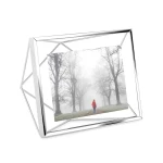 Umbra square photo frame, silver 4*6 cm - Umbra