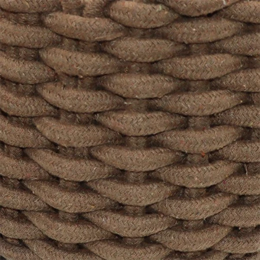 Weva fiori cotton storage basket set, 100% cotton, 2 pcs, taupe - Weva - Image 2
