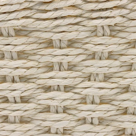 Weva spectrum faux rattan storage basket set ,2 pcs , ivory - Weva - Image 2