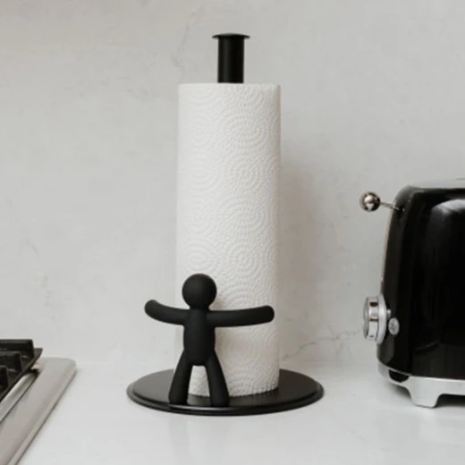 Umbra Buddy Kitchen Towel Holder, Black Color - Umbra - Image 4