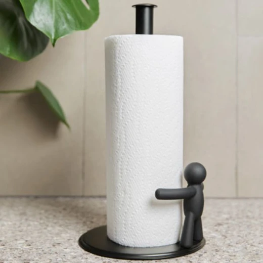 Umbra Buddy Kitchen Towel Holder, Black Color - Umbra - Image 5