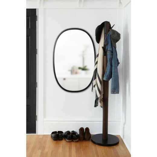 Umbra oval wall mirror, black - Umbra - Image 4