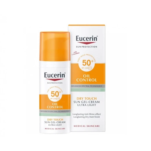 Eucerin Sun Oil Control Gel-Cream, 50Ml, SPF50+ Eucerin Sun Oil Control Gel-Cream, 50Ml, SPF50+