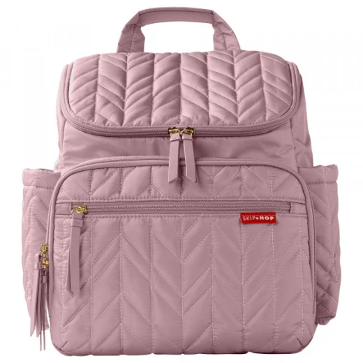Skip Hop Forma Diaper Backpack, Mauve Color - Skip Hop - Image 4