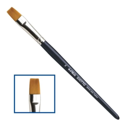 Giotto Fila Paintbrush Taklon Flat Tip Series 600/16 Giotto Fila Paintbrush Taklon Flat Tip Series 600/16