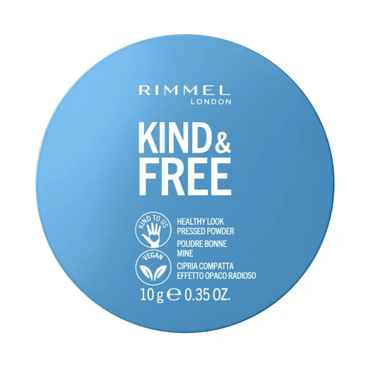 Rimmel London Kind & Free Pressed Powder 040 Tan Natural Finish Shine Control 10g for Radiant Complexion - Rimmel London - Image 2