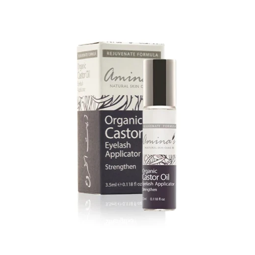 Amina's Organic Castor Oil Eyelash Applicator, 3.5 Ml Amina's Organic Castor Oil Eyelash Applicator, 3.5 Ml