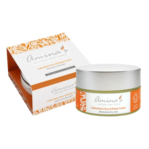 Amina's Organic Calendula Face & Body Cream 50 Ml - Amina's Natural Skin Care - Image 2