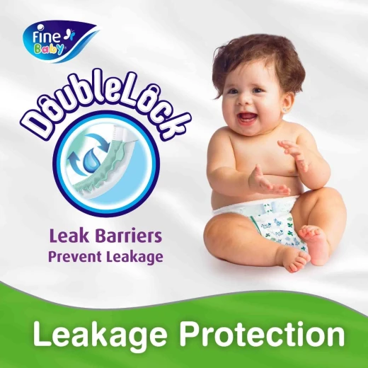 Fine Baby Diapers Mega Pack, Size 4, Large 7-14 Kg, 74 Diapers - Fine Baby - Image 4