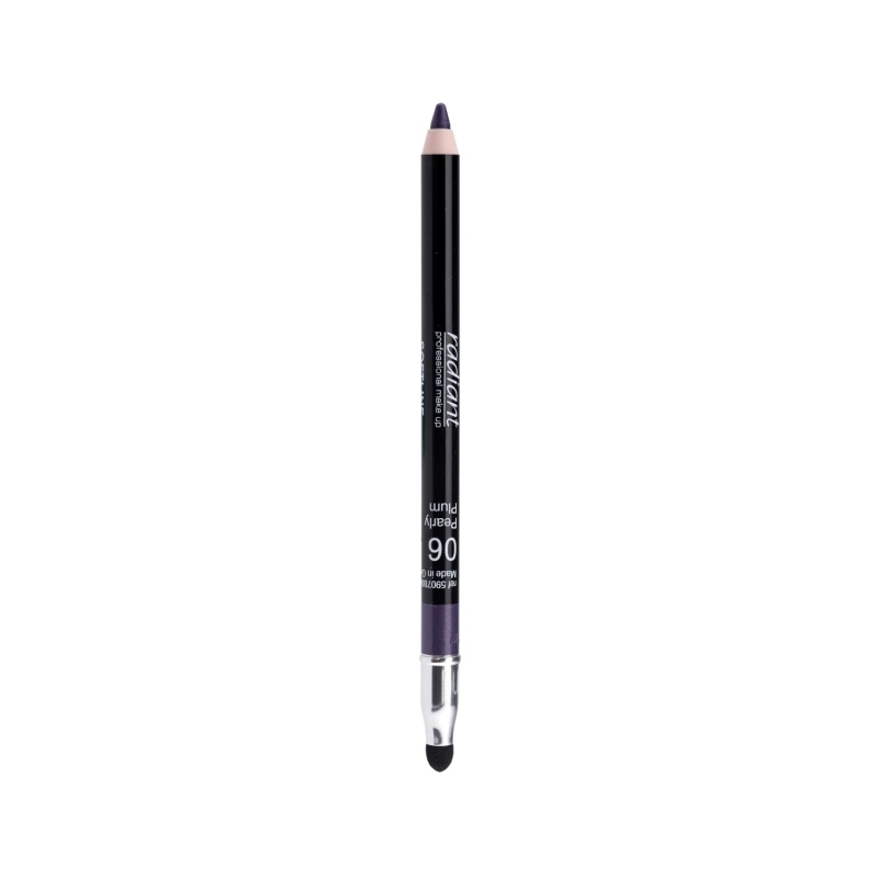 Radiant Professional Waterproof Brown Eyeliner Pencil for Smokey Eyes Long Lasting Wear with Smudger - Radiant