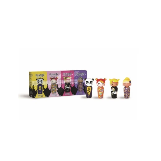 مجموعة عطور جيريمي سكوت كوكيشي المصغرة للنساء عطر زهري فاكهي حمضي هدية 4 قطع - Jeremy scott - Image 2