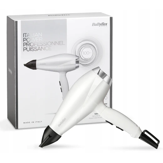 Babyliss Hair Dryer, White Color, 2000 Watt Babyliss Hair Dryer, White Color, 2000 Watt