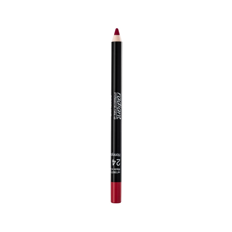 Radiant Softline Waterproof Lip Pencil #24: Long Lasting Lip Liner for Precise Definition & Color, Makeup Essential - Radiant