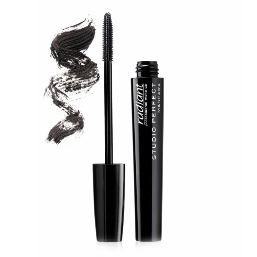 Radiant Studio Perfect Volume Mascara Black Number 1 for Stunning Lashes Defines Lengthens Adds Volume
