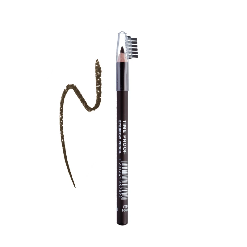 Radiant Time Proof Eyebrow Pencil No 04 Natural Look Long Lasting Makeup Essential with Brush - Radiant