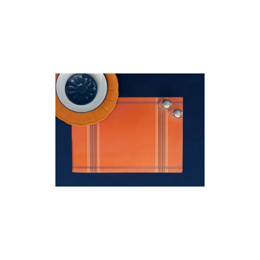 Madame Coco Alix Placemat, Orange Color, 4 Pieces Madame Coco Alix Placemat, Orange Color, 4 Pieces