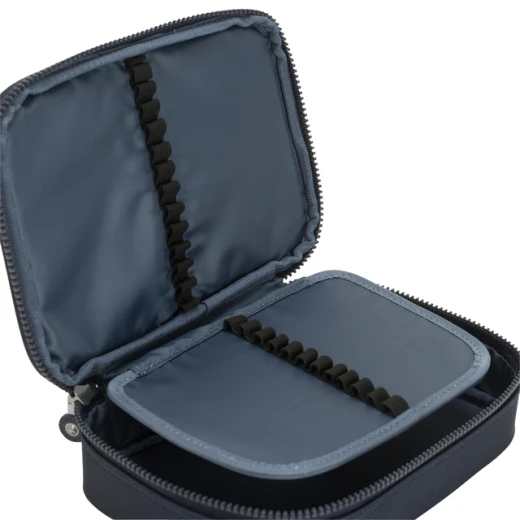 Kipling 100 Pens Pencil Case True Blue Tonal - Kipling - Image 4