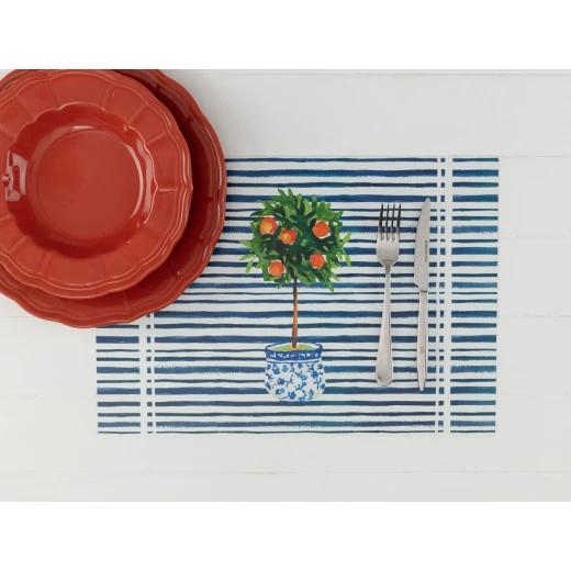 Madame Coco Angilia Placemat, Blue Color, 4 Pieces - Madame COCO - Image 2