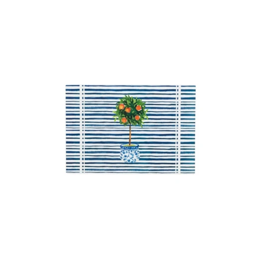 Madame Coco Angilia Placemat, Blue Color, 4 Pieces