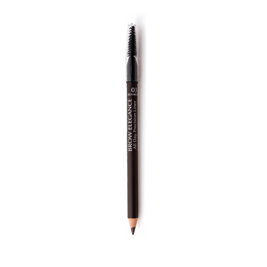 Seventeen Brow Elegance Precision Eyebrow Liner Number 3 with Blending Brush: Achieve Flawless Brows Easily