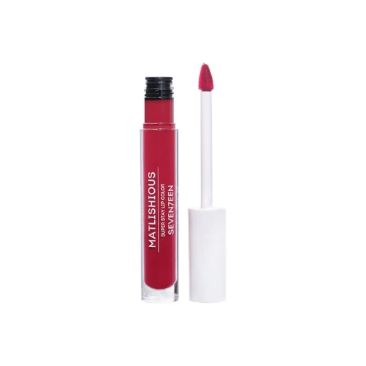 Seventeen Matlishious Super Stay Lip Color Shade 17 Long Lasting Mousse Lipstick 4ml for Women with Intense Color and All Day Wear Seventeen Matlishious Super Stay Lip Color Shade 17 Long Lasting Mousse Lipstick 4ml for Women with Intense Color and All Day Wear