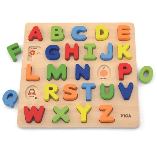 Viga Block Puzzle Alphabet Uppercase - Viga - Image 2