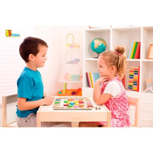 Viga Toys Sorter Game, Animal Carnival Shape - Viga - Image 2