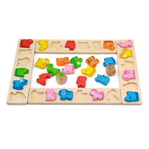 Viga Toys Sorter Game, Animal Carnival Shape - Viga - Image 3