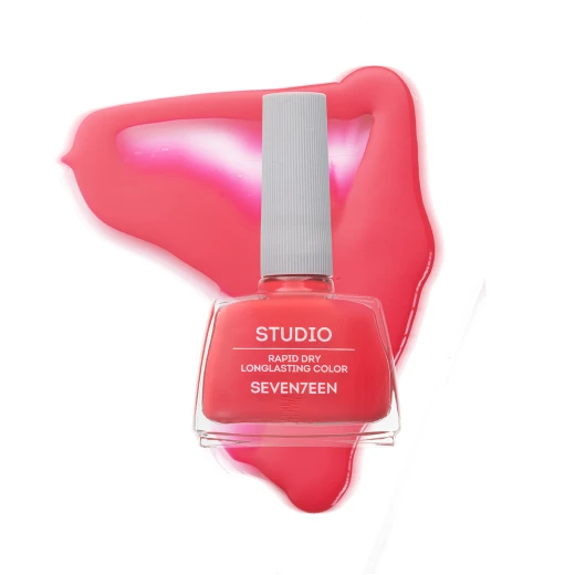 Seventeen Studio Rapid Dry Long Lasting Nail Polish Shade 104 Flawless & Quick Manicure, Professional Finish - Seventeen - Image 2
