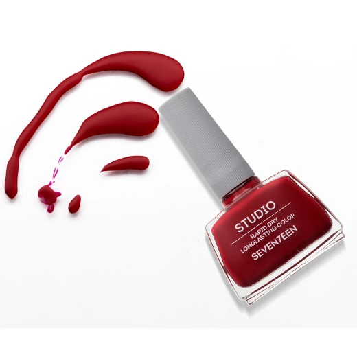 Seventeen Studio Rapid Dry Nail Color Shade 107 Long Lasting Manicure Polish Quick Drying for Flawless Finish - Seventeen studio - Image 2